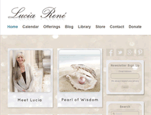 Tablet Screenshot of luciarene.com